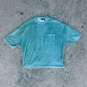 ASOS DESIGN Oversized Textured Pastel Green T-shirt | Size M